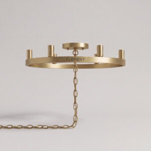 Five-Light Ring Chandelier