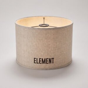 Linen Drum Shade, 12 in
